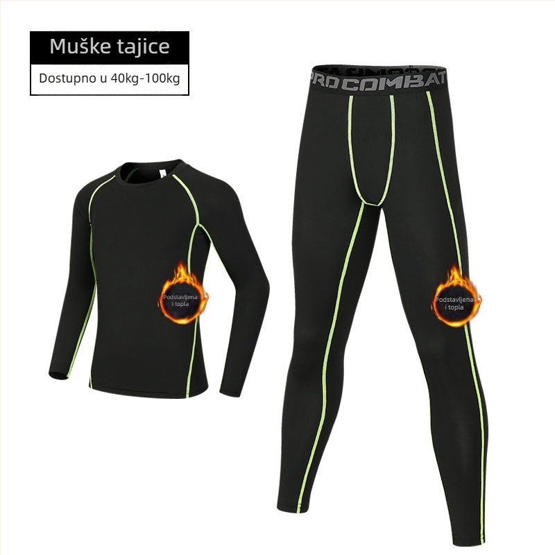 Unisex set za skijanje - s flis podstavom, brzo sušenje, održava toplinu, tkanina i podstava od mješavine kemijskih vlakana