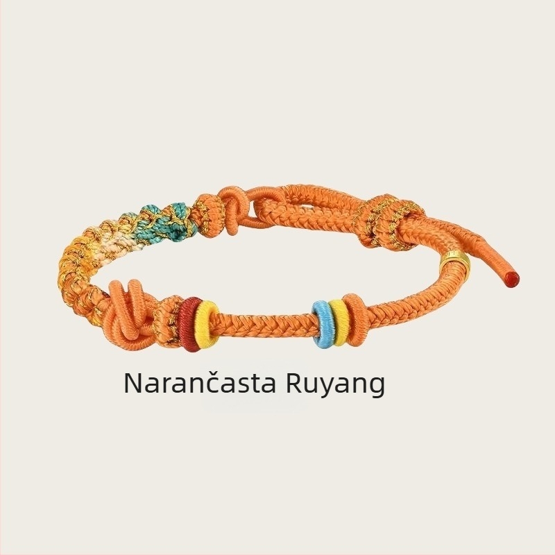 DIY pleteni narukvica od užadi, etnički stil, ručno pletena, proljeće 2025
