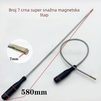 Fleksibilna magnetska štapa za vađenje vijaka – savitljiva metalna magnetska štapa za auto popravak i kućnu upotrebu (Brand: 1; Komplet: 1; Standardni alat: alat za uklanjanje; Primjena: kućna upotreba)