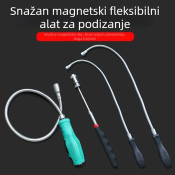 Magnetska usisna šipka – fleksibilna, za kućnu upotrebu, metrički i imperijalni format, set od 1 kom.