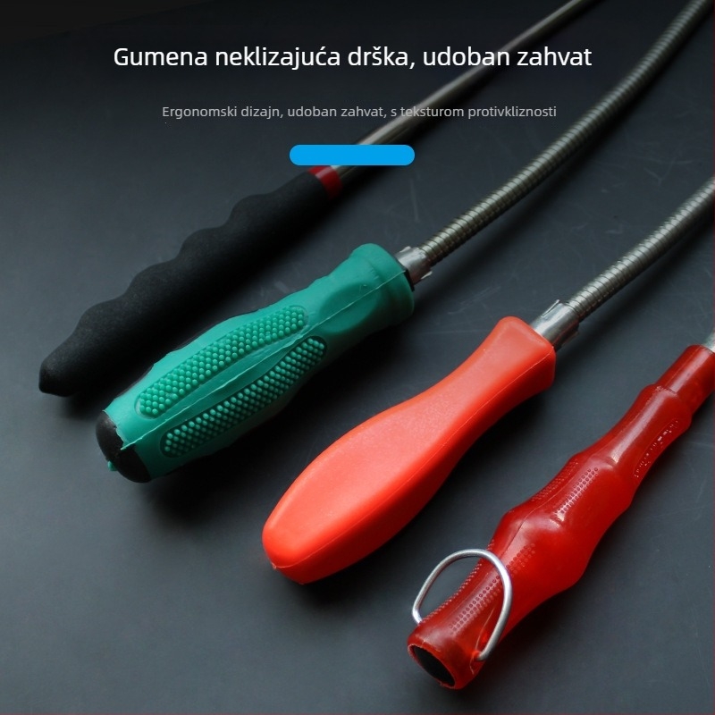 Magnetska usisna šipka – fleksibilna, za kućnu upotrebu, metrički i imperijalni format, set od 1 kom.