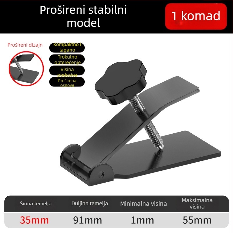 Alat za podešavanje visine pločica od nehrđajućeg čelika — uređaj za postavljanje pločica, Locator standard, 100-dijelni set