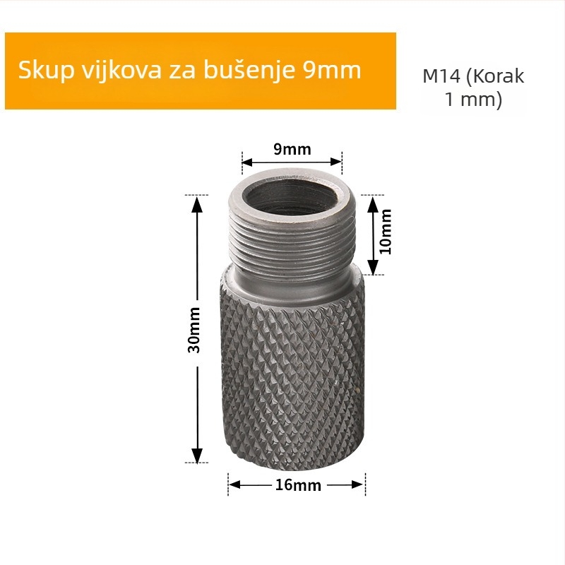 Tri u jedan alat za bušenje rupa i pozicioniranje drvenih čepova, nehrđajući čelik, 1 kom, raspon 4-15, New Wu Tools, kućna uporaba