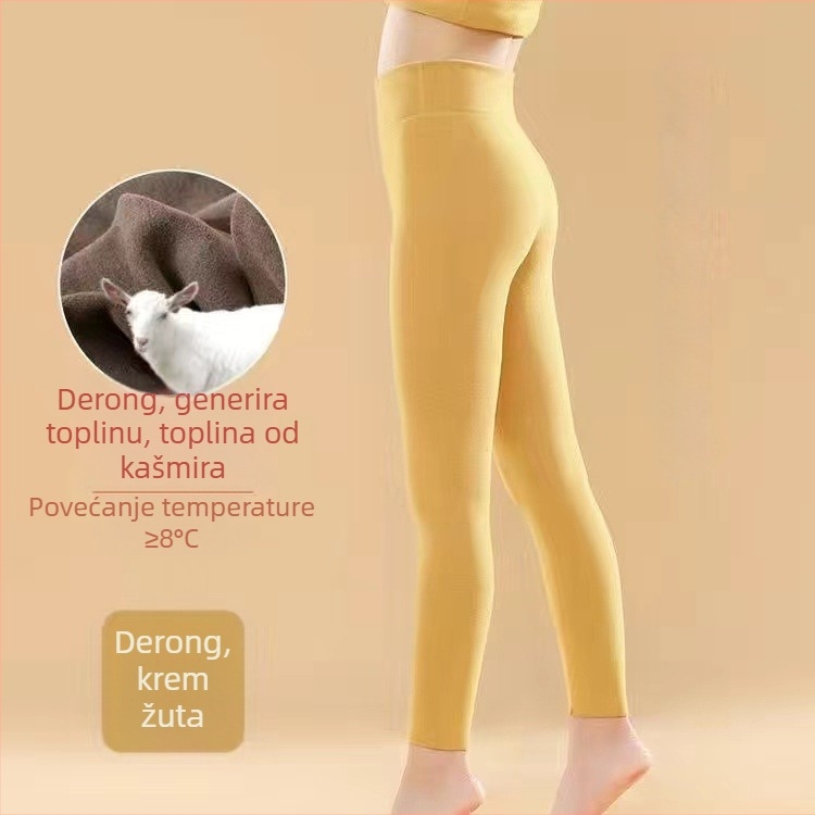 Dječja pamukasta topla majica za bazni sloj s flecom, okrugli izrez, bez kapulje, zimska odjeća