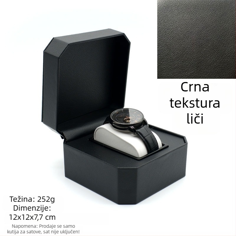 PU kutija za skladištenje sati | Kutija za satove i narukvice | Marka: Nelly Packaging | 100 komada | Izdanje 2023
