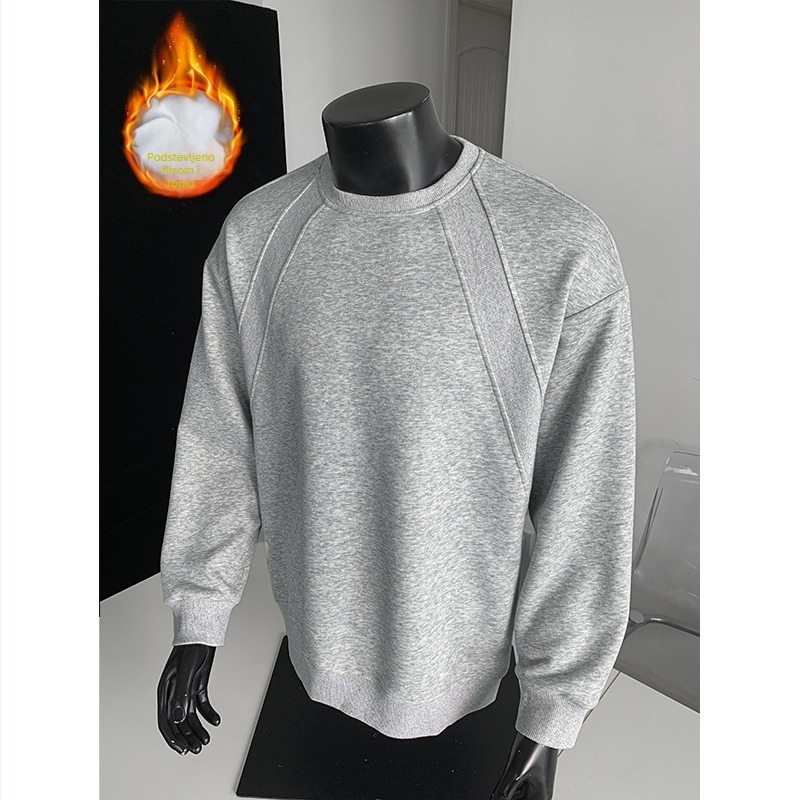 Američki retro dekonstruirani hoodie za muškarce, 300 g, W50982