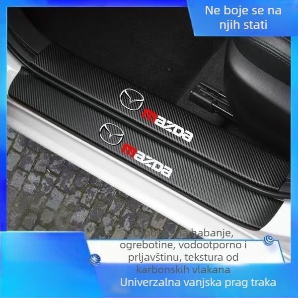 Univerzalne zaštitne trake pragova i pedala za automobil – protiv ogrebotina, ukrasni set dodataka