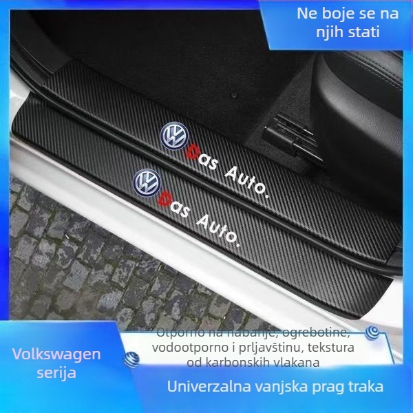 Univerzalne zaštitne trake pragova i pedala za automobil – protiv ogrebotina, ukrasni set dodataka