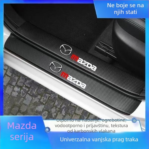 Univerzalne zaštitne trake pragova i pedala za automobil – protiv ogrebotina, ukrasni set dodataka