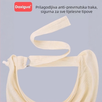 Pokrov za dojenje od čistog pamuka (>95%), unisex, diskretan pokrov za novorođenčad do 1 godine, za vanjsku uporabu