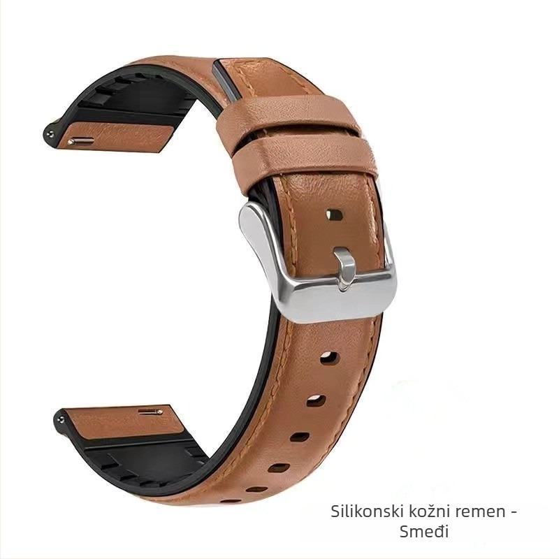 Kožni remen od umjetne kože za Apple Watch i Huawei GT5 | Umjetna koža | Kompatibilan sa S10