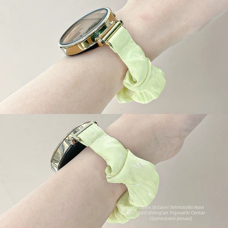 Kaiš za pametni sat s pozlaćenim premazom, kompatibilan s Huawei GT4/GT5, ženski modni stil, izlazak zima 2025