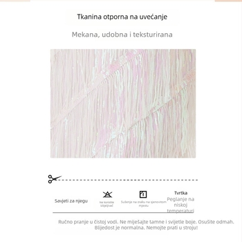 Elegantan set za latinski ples za žene — elegantan komplet sa suknjom s resicama i izšivenim detaljima, materijal poliester (>95%), triacetat (>95%), ljeto 2025