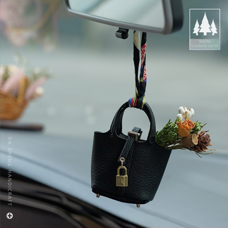 Auto ukras za retrovizor s perlama, moderan stil, aromatična funkcija, marka Chiweng