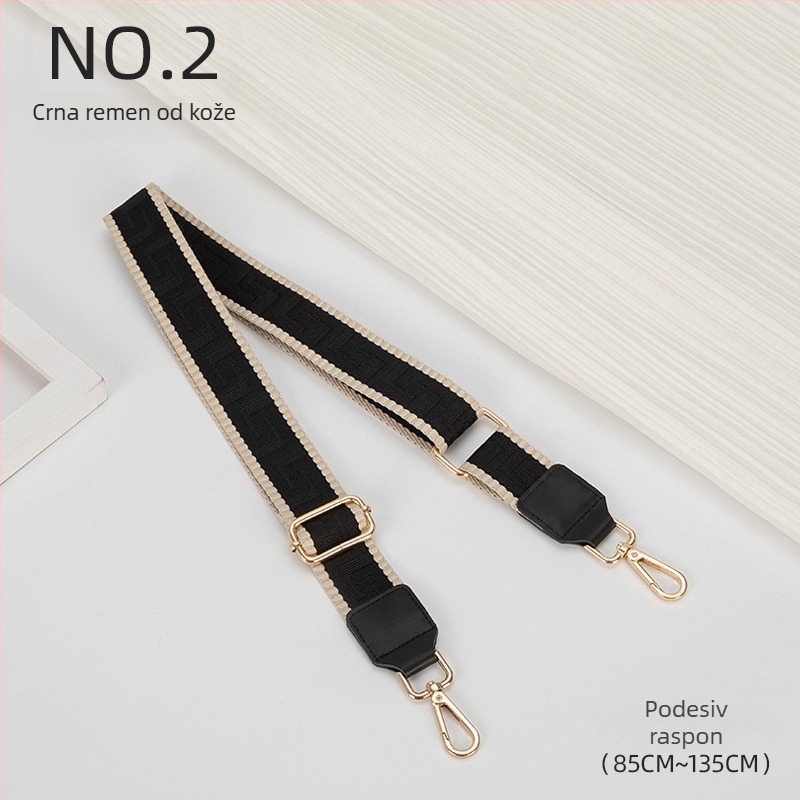 KI kožni remen za torbu, crossbody široki remenski pojas, podesiv i produživ, zamjenski dodatak
