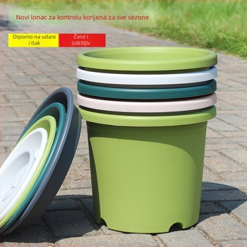 Saksija za kontrolu korijena od smole, podna stativa, jednostavan stil