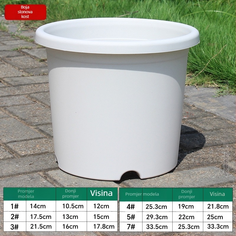 Saksija za kontrolu korijena od smole, podna stativa, jednostavan stil