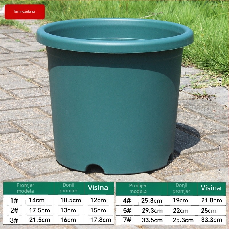 Saksija za kontrolu korijena od smole, podna stativa, jednostavan stil