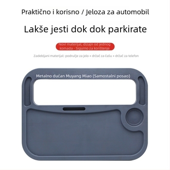 Stol za jelo u kamionu s podesivim kutem, zidni nosač, univerzalna kompatibilnost, materijal plast-drevo