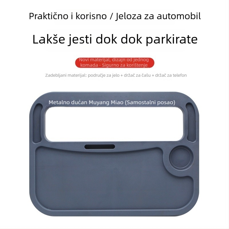 Stol za jelo u kamionu s podesivim kutem, zidni nosač, univerzalna kompatibilnost, materijal plast-drevo