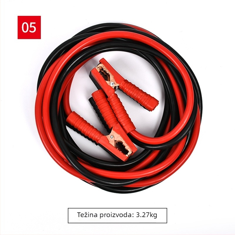 Kabel za pokretanje automobila, čisti bakar, Fire Line model, kabel za nužno pokretanje
