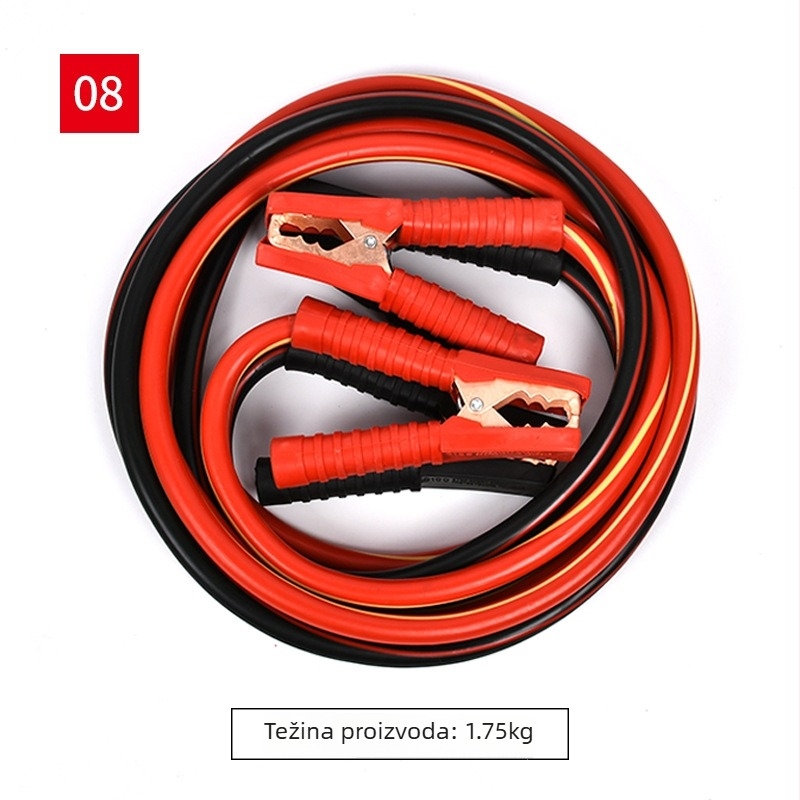Kabel za pokretanje automobila, čisti bakar, Fire Line model, kabel za nužno pokretanje