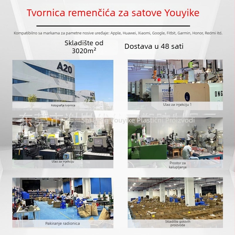 Silikonska narukvica za Oppo Watch X/X2 i OnePlus Watch 2 – 20 g, kopča s iglom, lansiranje u 2024.