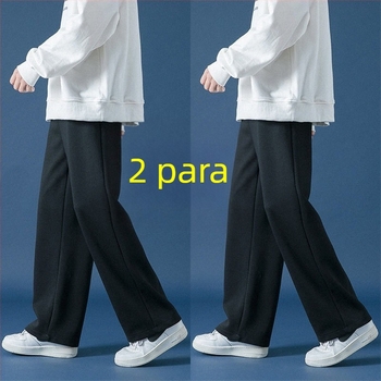 Muške hlače, slobodan kroj, pamuk, proljeće 2024, moderan minimalistički stil