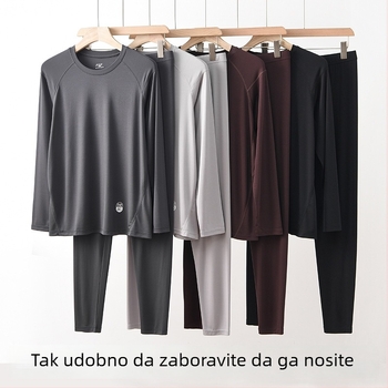 Unisex set termo donjeg rublja od modala za jesen-zimu, 92% modal, 8% spandex, umjerena toplina, težina tkanine 210 g