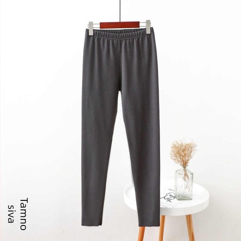 Ženske velvet tople tajice s visokim strukom, bezšivne, dvostrano četkane, De Velvet 251–300 g/m²