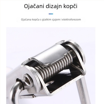 Duckbill zasun za kutiju alata, nehrđajući čelik, 150 g, otisnut logo, prilagodba