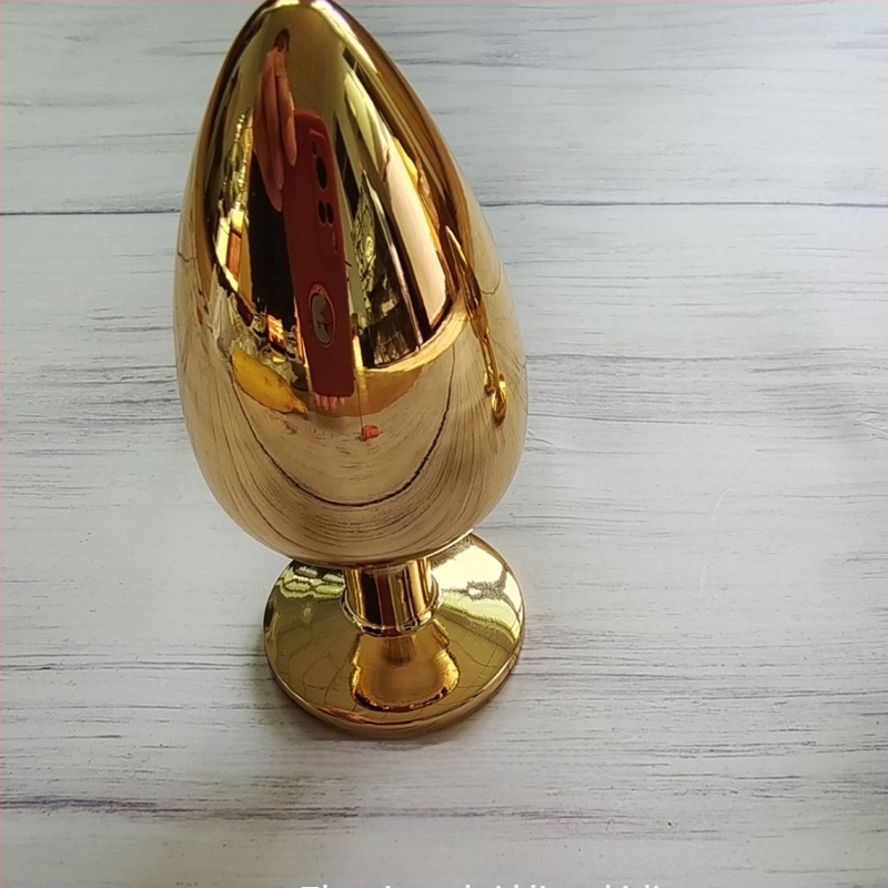 Izvadiva analna čep s repom lisice – Materijal: srebrna ili zlatna aluminijska legura – Za odrasle