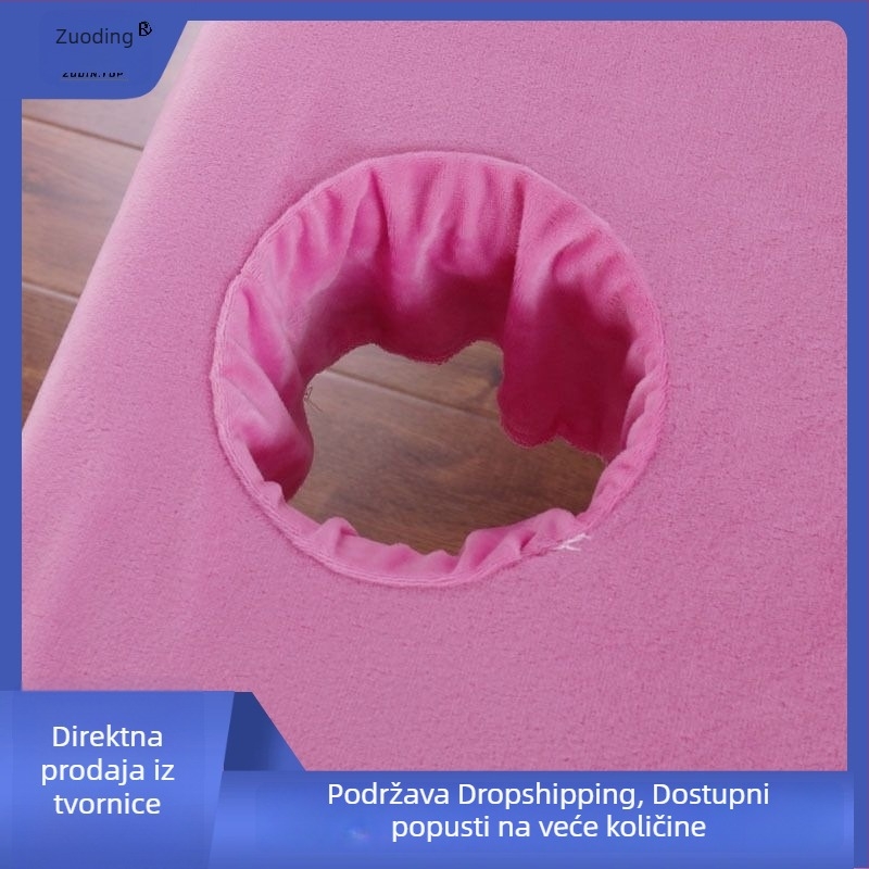 Kristalni baršun debeli prekrivač za bolnice, hotele i salone ljepote – minimalistički dizajn posteljine