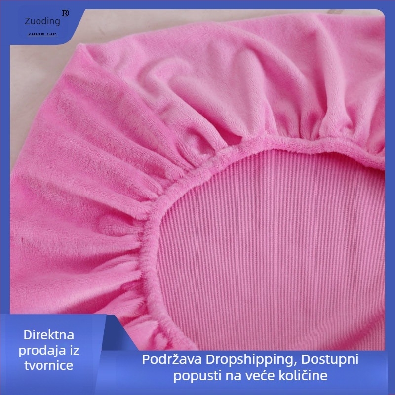 Kristalni baršun debeli prekrivač za bolnice, hotele i salone ljepote – minimalistički dizajn posteljine