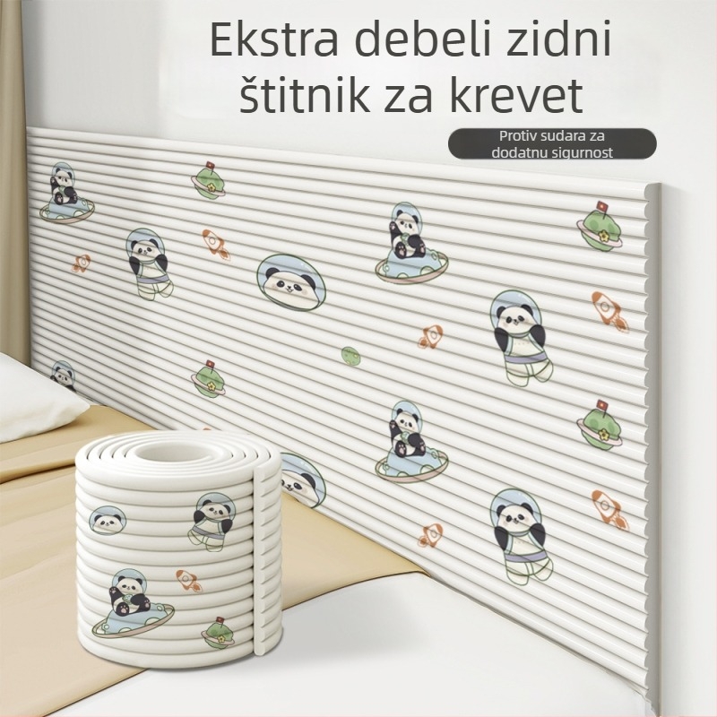 Mekana zaštitna ploča uz rub kreveta (tatami stil) – sigurnost za bebe i djecu