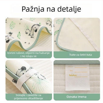 Podloga za spavanje beba od ice silk, prozračna ljetna mala podloga za spavanje za dojenčad i djecu, Klasa A