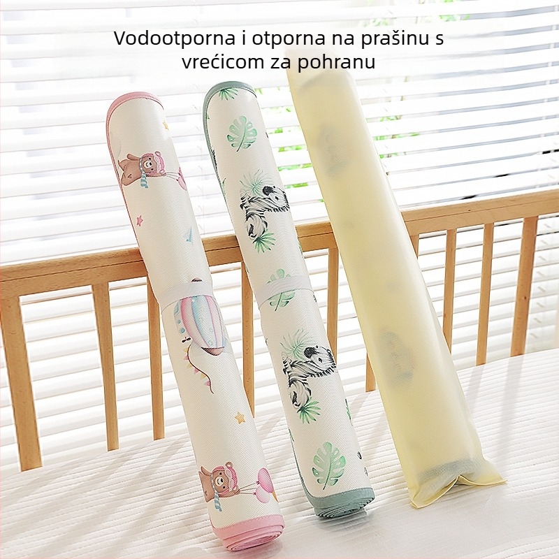 Podloga za spavanje beba od ice silk, prozračna ljetna mala podloga za spavanje za dojenčad i djecu, Klasa A