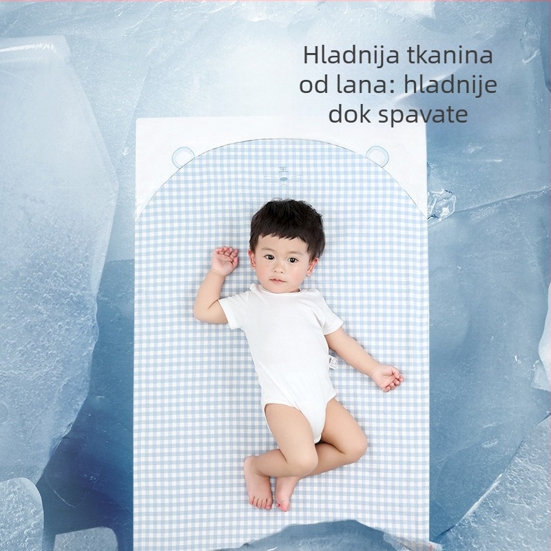 Ramie madrac za bebe i djecu, dječji madrac za odmor, bez prilagođavanja