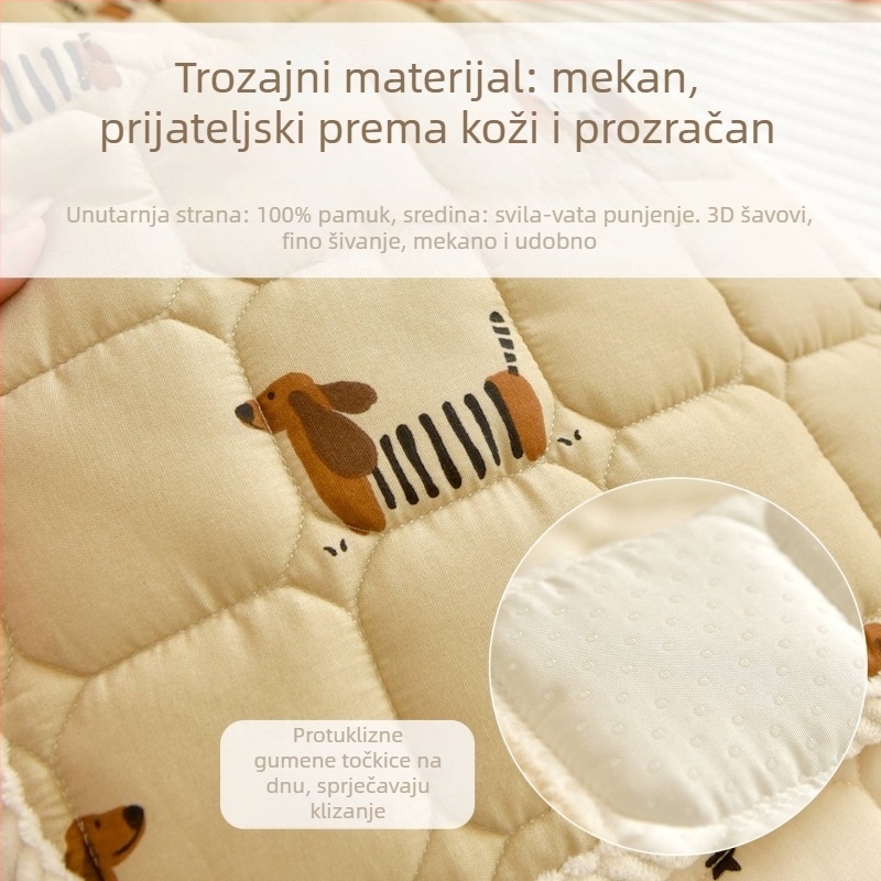 Pamučna podloga za kolica za bebe 0–1 godina, debela i udobna