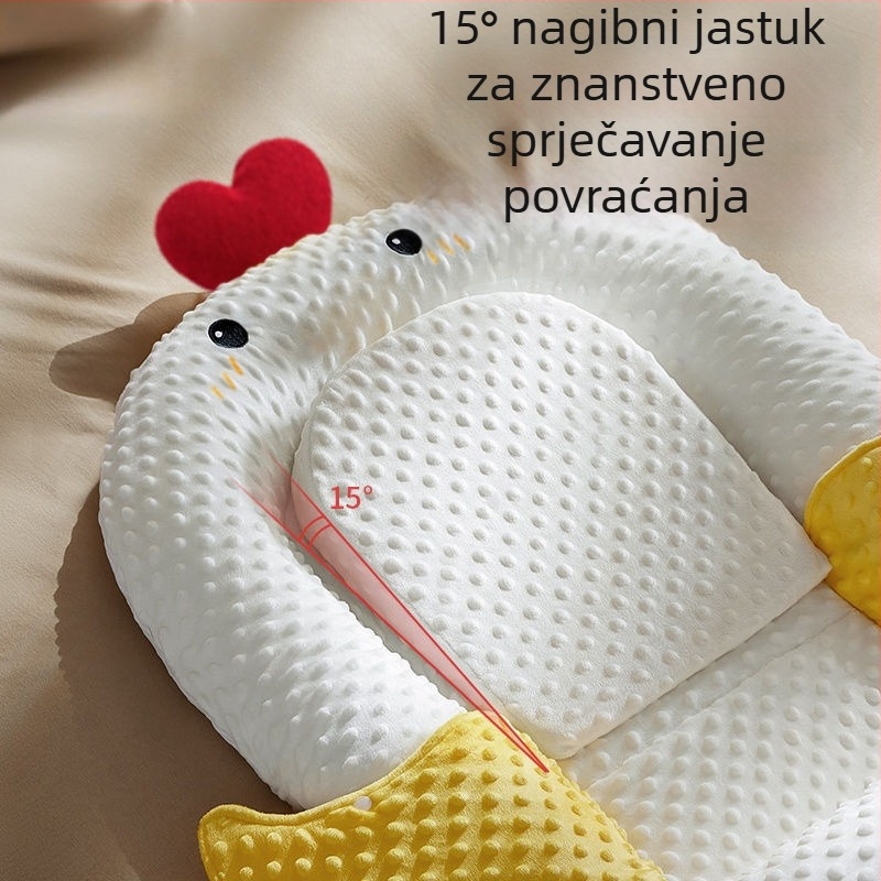 Dječje spavaće gnijezdo u krevetu za novorođenče — punilo od pamuka; navlaka od 100% pamuka; pozicija: beba; bez prilagodbe; kategorija: madrac/ćebe