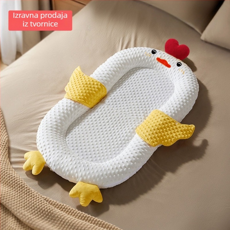 Dječje spavaće gnijezdo u krevetu za novorođenče — punilo od pamuka; navlaka od 100% pamuka; pozicija: beba; bez prilagodbe; kategorija: madrac/ćebe