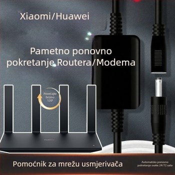 Inteligentni mrežni asistentni usmjerivač – napajanje baterijom, okrugli izgled, pokazivački zaslon, mehanički pogon, mogućnost ispisa logotipa