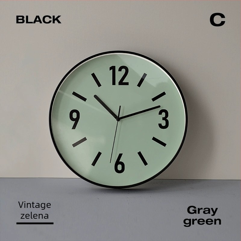 Projekcijski sat s kvarcnim mehanizmom Swiss ETA, kružno plastično kućište, stakleni brojčanik, napajanjem baterijama, analogni pokazivač i LCD zaslon