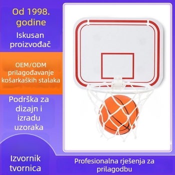 Unutarnja viseća plastična košarkaška obruč za djecu, bez bušenja, lagana 110–190 g, pogodna za košarku, nogomet i odbojku