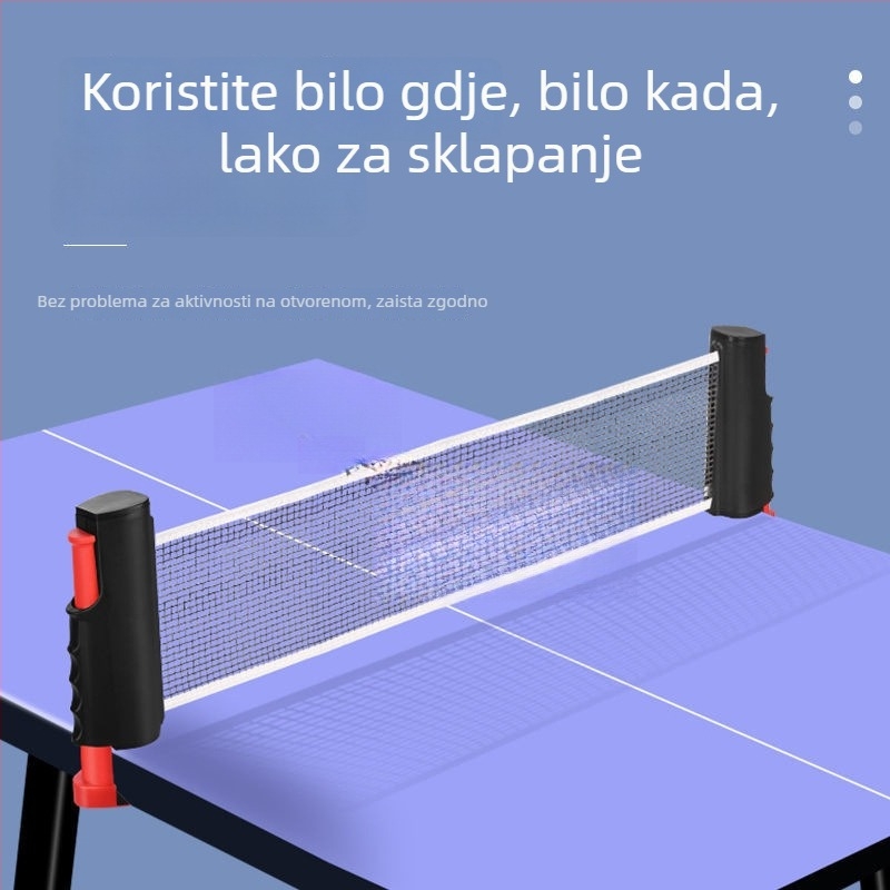 Prijenosni stalak za mrežu stolnog tenisa od aluminijskog legura