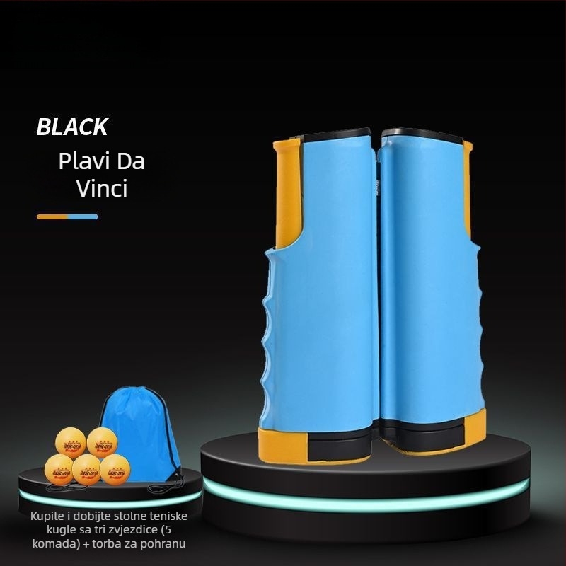 Prijenosni stalak za mrežu stolnog tenisa od aluminijskog legura