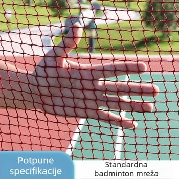Wei Yan standardna badminton mreža, polipropilen, sklopiva, prijenosna, za unutarnje i vanjske natjecanje