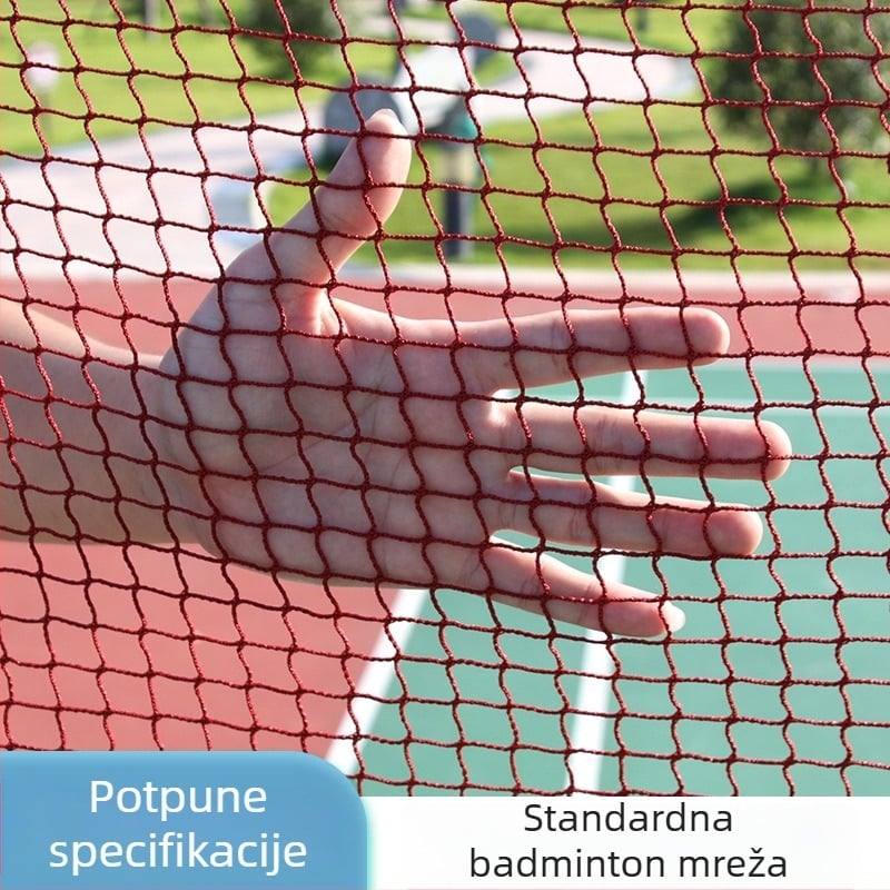 Wei Yan standardna badminton mreža, polipropilen, sklopiva, prijenosna, za unutarnje i vanjske natjecanje