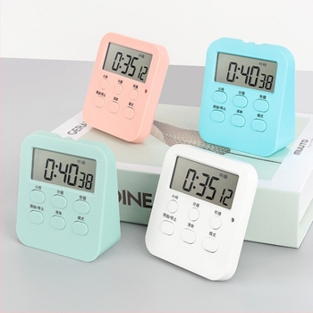 Digitalni kuhinjski timer s odbrojavanjem i alarmom, LCD zaslon, napajanje baterijom.