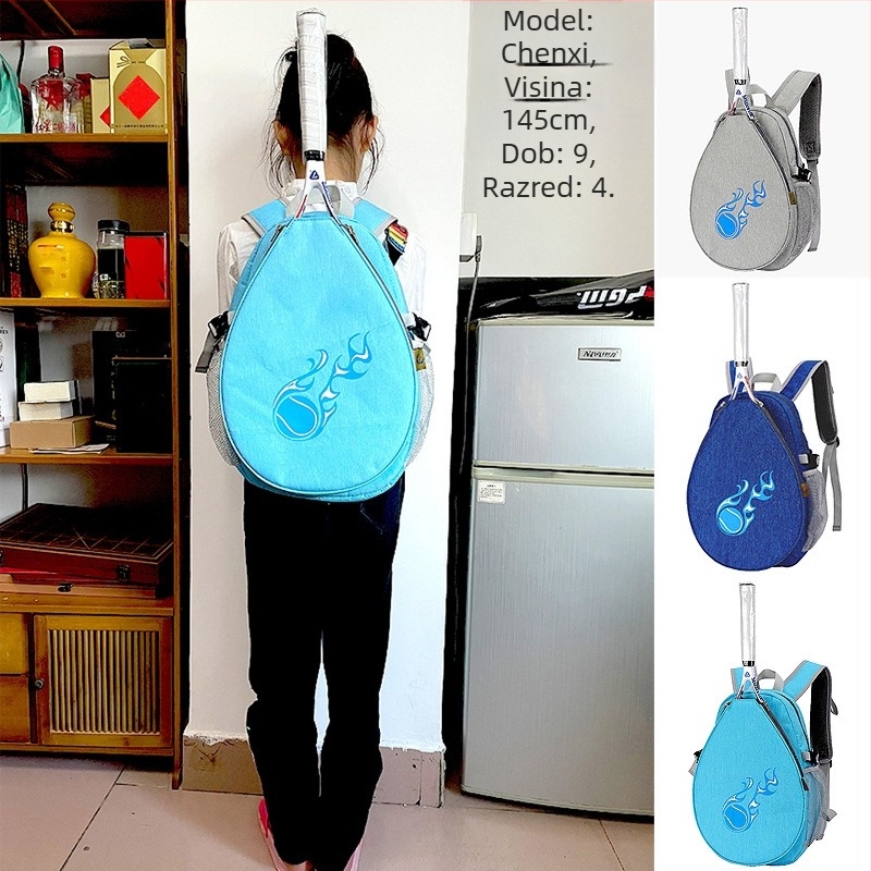 WPOLE Dječja torba za badminton/tenis – Oxford tkanina, prilagodljiva po narudžbi, licencirana privatna oznaka